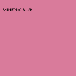D97B9B - Shimmering Blush color image preview