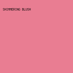 E97D92 - Shimmering Blush color image preview