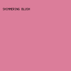 db7d9a - Shimmering Blush color image preview