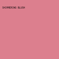 dc7f8e - Shimmering Blush color image preview