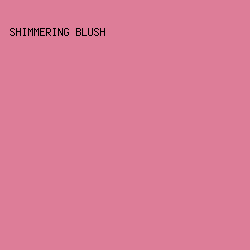 dd7d98 - Shimmering Blush color image preview