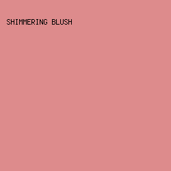 dd8b8c - Shimmering Blush color image preview