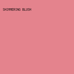 e4838d - Shimmering Blush color image preview