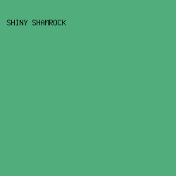 52ad7c - Shiny Shamrock color image preview