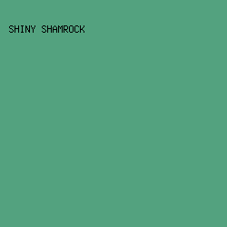 53A27F - Shiny Shamrock color image preview