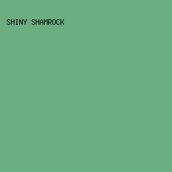 6cad82 - Shiny Shamrock color image preview