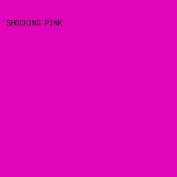 E206BB - Shocking Pink color image preview