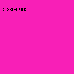 F81FB7 - Shocking Pink color image preview