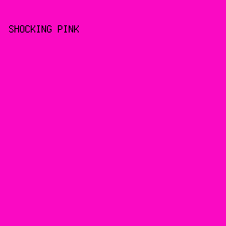 FA0AC3 - Shocking Pink color image preview