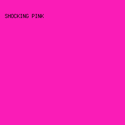 FA1CB7 - Shocking Pink color image preview