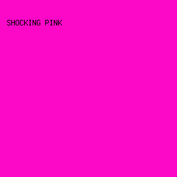 FC09C8 - Shocking Pink color image preview