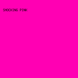 FF00B3 - Shocking Pink color image preview