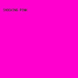 FF00CE - Shocking Pink color image preview