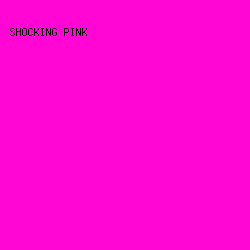 FF06D4 - Shocking Pink color image preview