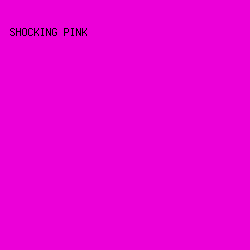 ec00d8 - Shocking Pink color image preview