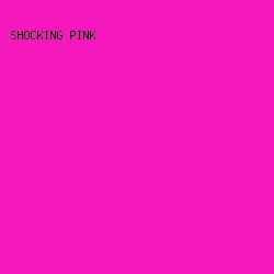 f418bd - Shocking Pink color image preview