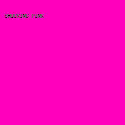 ff00bd - Shocking Pink color image preview