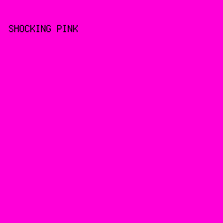 ff00d8 - Shocking Pink color image preview