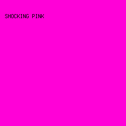 ff01d7 - Shocking Pink color image preview