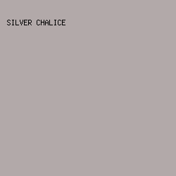 B2A9A9 - Silver Chalice color image preview