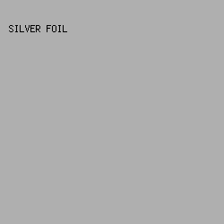 AFAFAF - Silver Foil color image preview