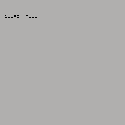 B0AFAE - Silver Foil color image preview