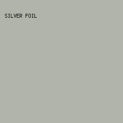 B1B4AB - Silver Foil color image preview