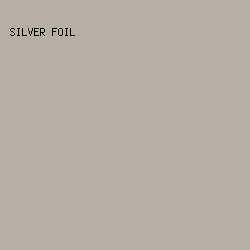 B4B0A6 - Silver Foil color image preview