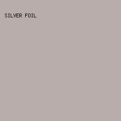 B8ADAA - Silver Foil color image preview