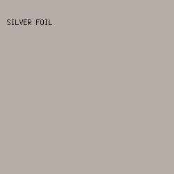 b8aca7 - Silver Foil color image preview