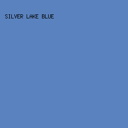 5A82BE - Silver Lake Blue color image preview
