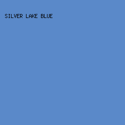 5A89C9 - Silver Lake Blue color image preview