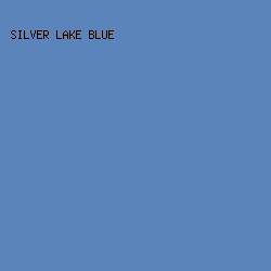 5B84BA - Silver Lake Blue color image preview