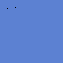 5C81D2 - Silver Lake Blue color image preview