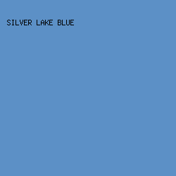 5C90C6 - Silver Lake Blue color image preview