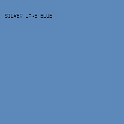 5D89BA - Silver Lake Blue color image preview