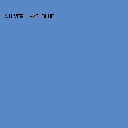 5a88c6 - Silver Lake Blue color image preview