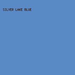 5a8ac6 - Silver Lake Blue color image preview