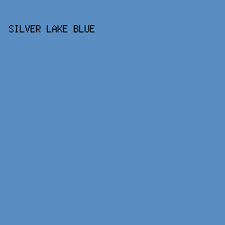 5a8dc2 - Silver Lake Blue color image preview