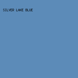 5c8bb8 - Silver Lake Blue color image preview