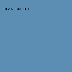 5c8eb4 - Silver Lake Blue color image preview