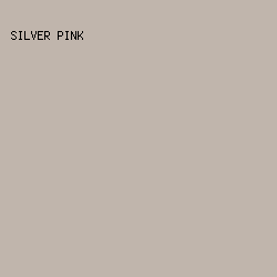 C0B5AC - Silver Pink color image preview