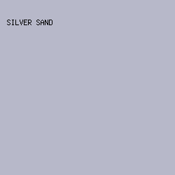 B7B8C9 - Silver Sand color image preview
