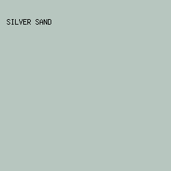 B7C6BF - Silver Sand color image preview