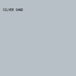 b6c0c6 - Silver Sand color image preview
