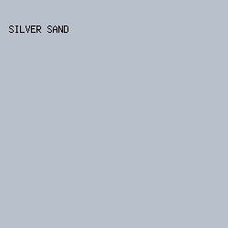 b8c0cb - Silver Sand color image preview