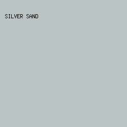 bac4c3 - Silver Sand color image preview