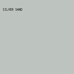 bdc3bf - Silver Sand color image preview