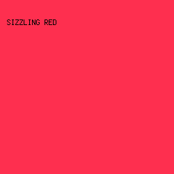 FE2F4F - Sizzling Red color image preview