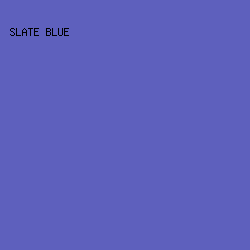 5E60BD - Slate Blue color image preview